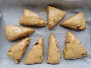（無黃油版）紅糖紅棗核桃司康