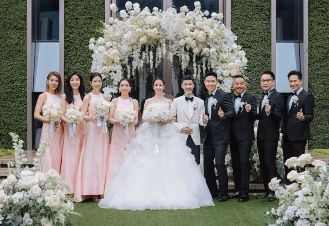 歐弟前女友抗癌成功辦婚禮!林志穎妻子盛裝出席,曝老公康復進度