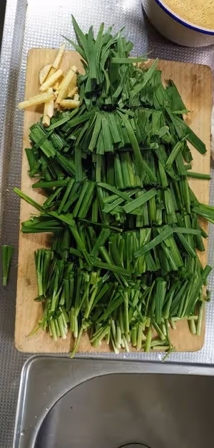 蜆子炒韭菜