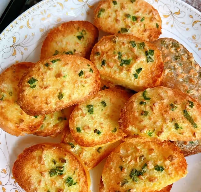 炸雞蛋饅頭片