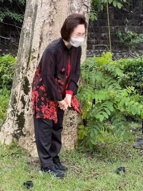 84歲瓊瑤攜孫女出席活動,喪夫三年久違露笑,祖孫二人顏值似復刻