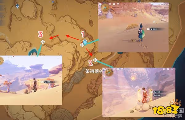 原神聖金蟲地上分布圖一覽 聖金蟲地下分布圖一覽