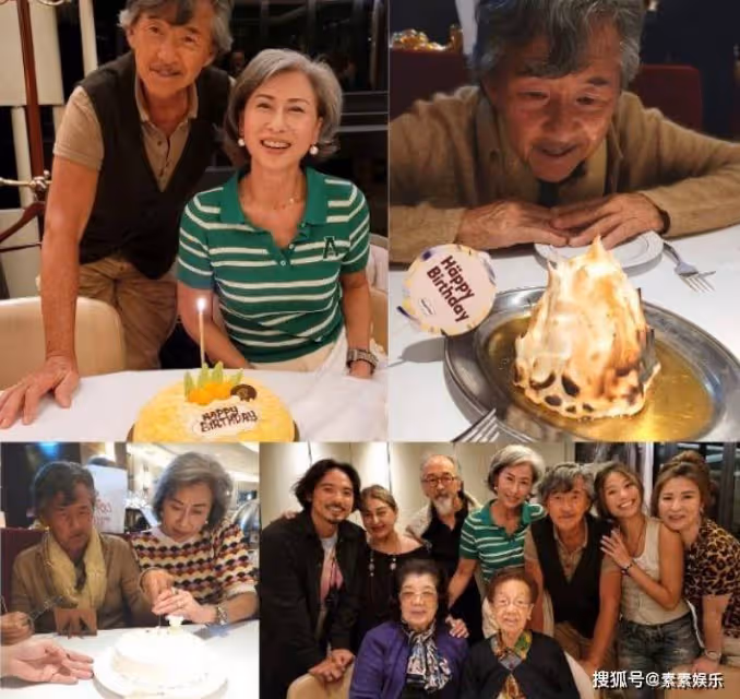 林子祥喜迎75歲生日,捧壽桃像個老小孩,葉倩文率眾好友慶祝