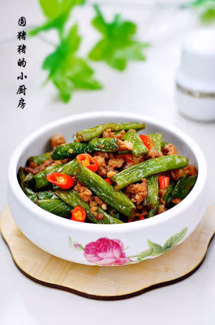 干煸四季豆——不用油炸照樣美味