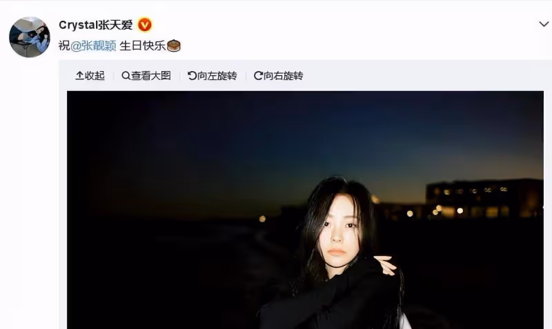 張靚穎38歲生日,王錚亮於朦朧送祝福,劉亦菲張天愛宋佳合照慶祝