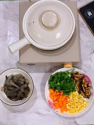 鮮到掉眉毛！超級無敵鮮美的鮮蝦砂鍋粥