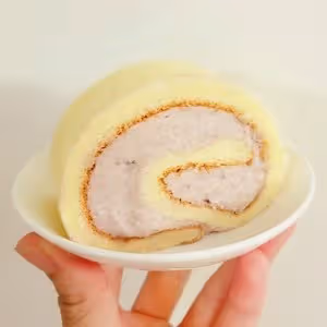 儀式感滿滿的宅妻版【奶味芋泥紫薯蛋糕卷】