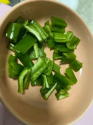 青椒炒肉片