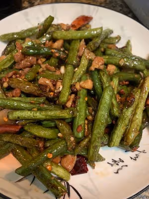 肉沫干煸豆角