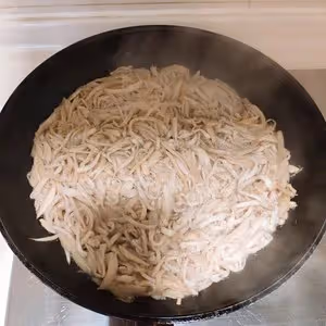 燒烤風味的干煸手撕杏鮑菇