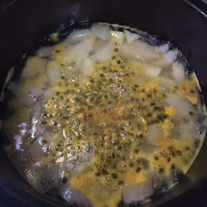 妙不可言的味道——百香果雪梨冰糖水～