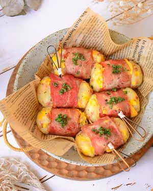 芝士土豆泥培根卷