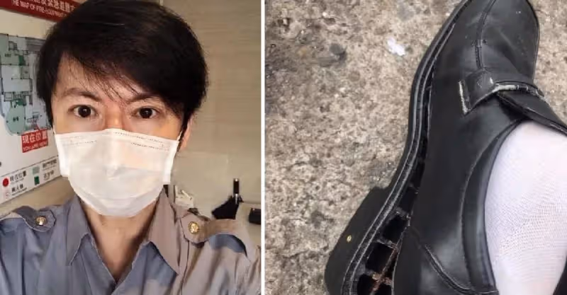 退出演藝圈！48歲男星「轉行當保全」每天上崗12小時　路邊掃菸頭「皮鞋裂開補好再穿」最新近況曝光