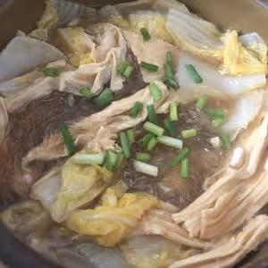 廣式娃娃菜腐竹粉絲煲