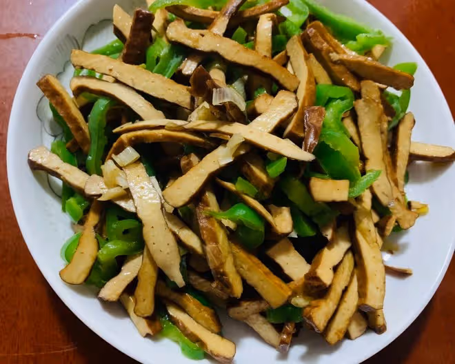 下飯的尖椒炒豆乾