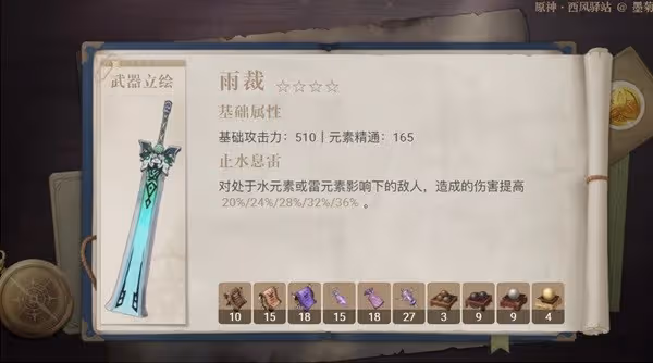 《原神》3.1版本下半武器池抽取建議