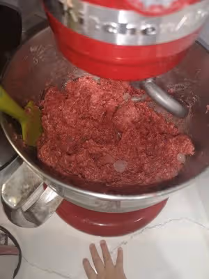 慢慢調整的牛肉丸