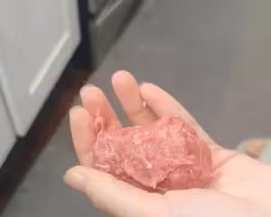 慢慢調整的牛肉丸