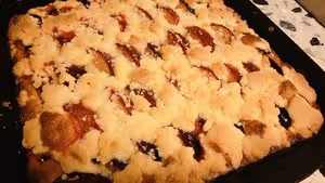 秋季德式烘焙 【李子蛋糕】Pflaumenkuchen mit Streuseln