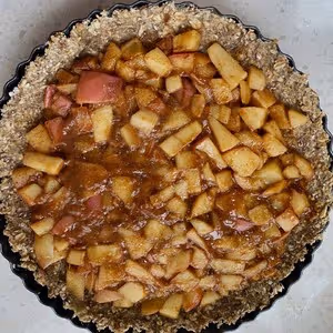 減脂甜品🍎肉桂蘋果燕麥撻｜無糖油酸甜好吃