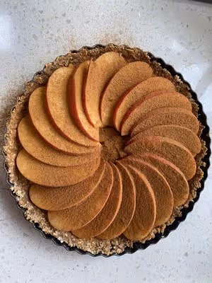 減脂甜品🍎肉桂蘋果燕麥撻｜無糖油酸甜好吃