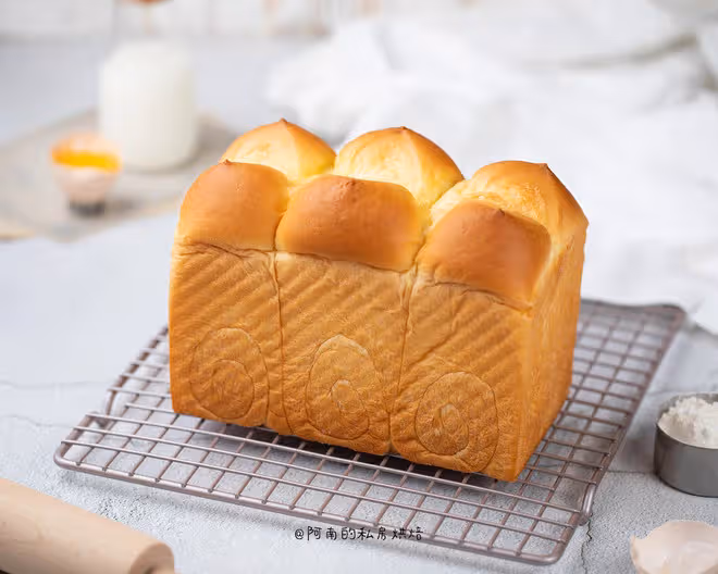 爆發力極強的！布里歐修皇冠吐司！