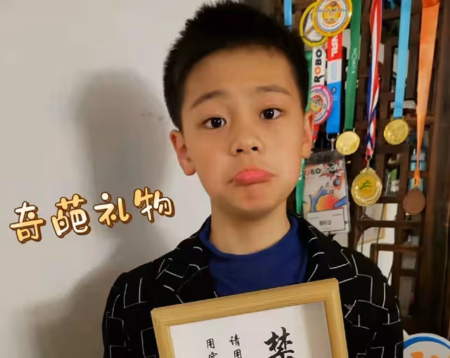 蔡國慶11歲兒子曬「國際藝術獎獎章」，豪宅曝光