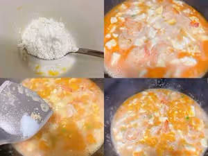 鹹蛋黃蝦仁燴豆腐