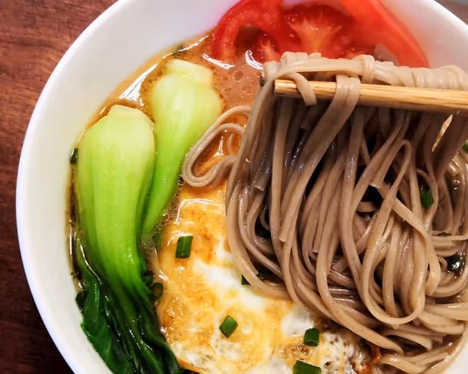 超鮮的清湯掛麵/蕎麥麵 低脂健康 做法簡單