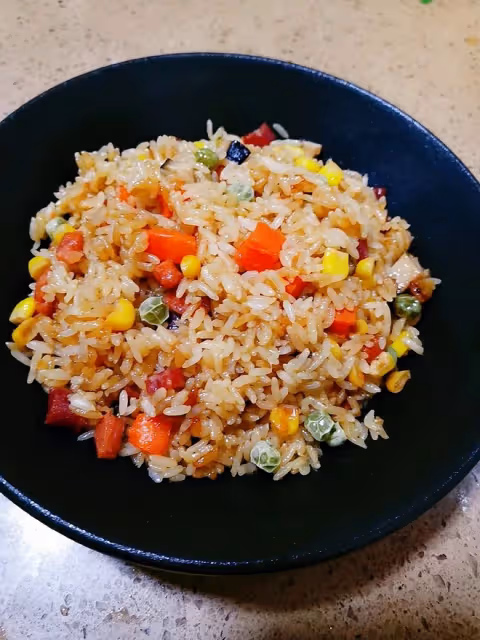 五彩蒸飯（適合寶寶吃的咸飯）
