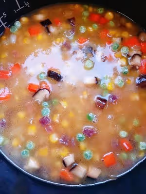 五彩蒸飯（適合寶寶吃的咸飯）