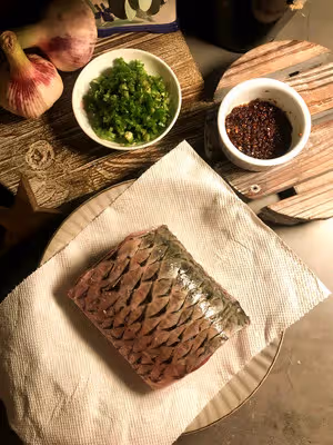 舌尖上的湖南菜--香辣刨鹽魚