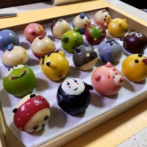 可可愛愛，都是腦袋—卡通蛋黃酥～