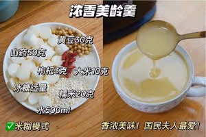 破壁機營養食譜【12款好喝 的豆漿米糊】