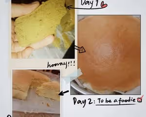 一看就懂的簡單古早味蛋糕(普通麵粉，水浴法)