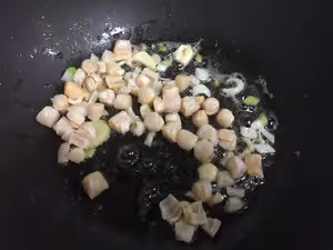 扇貝柱燉小白菜