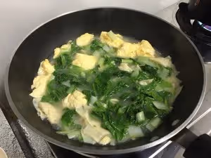 扇貝柱燉小白菜