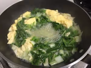 扇貝柱燉小白菜