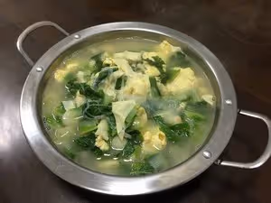 扇貝柱燉小白菜
