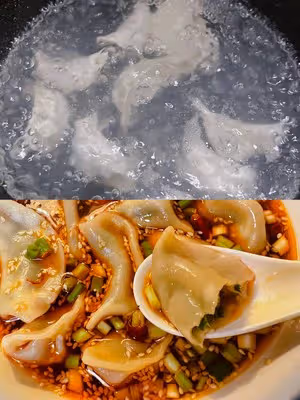 五分鐘搞定夜宵早餐秘制酸湯水餃 酸辣開胃