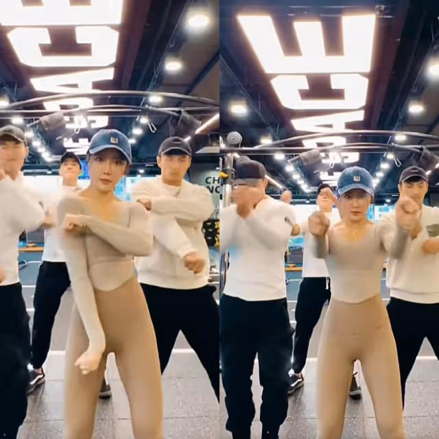 趙奕歡健身房和3男性熱舞!戴金鍊穿瑜伽服顯性感,疑已恢復單身