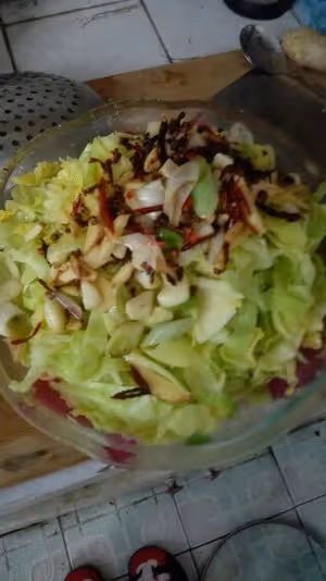 涼調脆脆的包菜絲