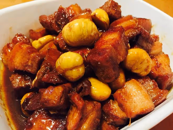 栗子紅燒肉