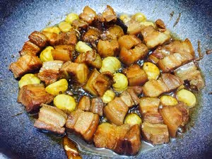 栗子紅燒肉