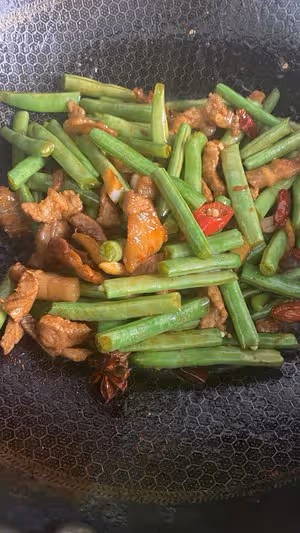 超下飯的四季豆炒肉
