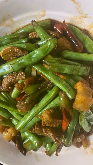 超下飯的四季豆炒肉