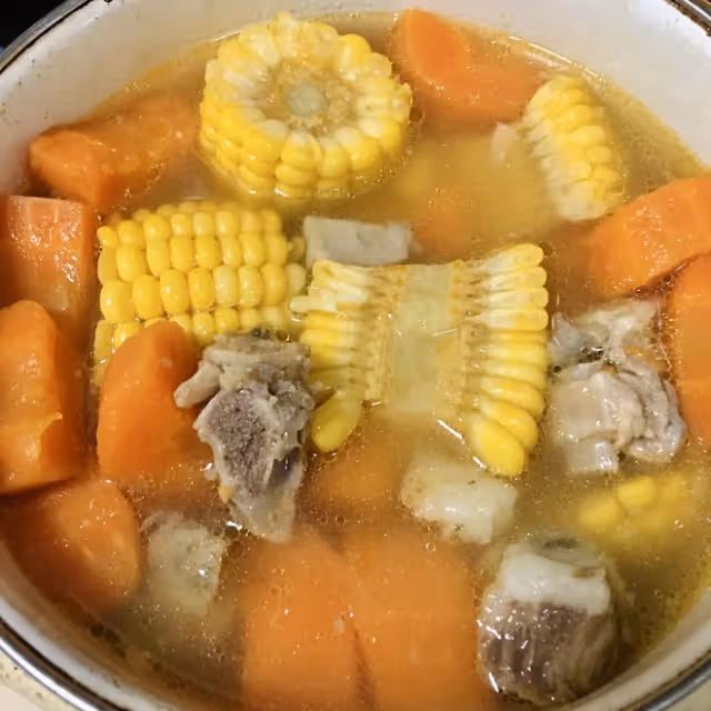 原汁原味快手電飯煲玉米胡蘿蔔排骨湯（1-2人份）