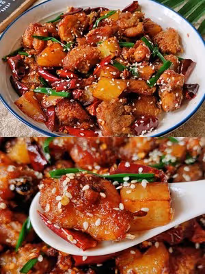 米飯絕配❗麻辣過癮巨好吃的土豆辣子雞塊~
