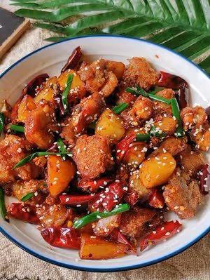 米飯絕配❗麻辣過癮巨好吃的土豆辣子雞塊~