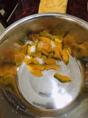 寶寶的零食——少油南瓜餅（空氣炸鍋版）